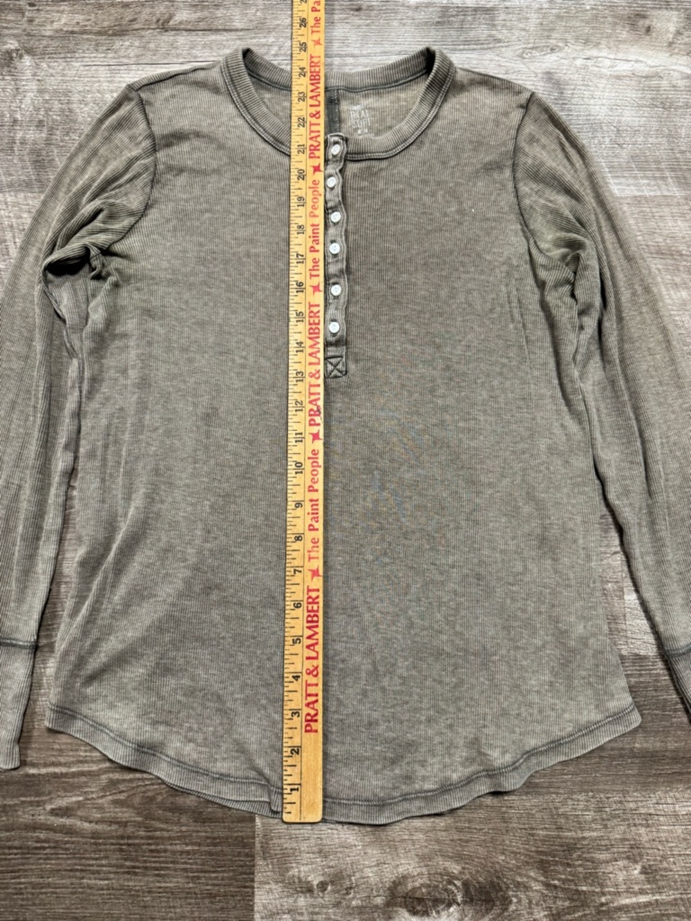 Aerie Ribbed Long Sleeve Shirt Size Medium - Picture 4 of 7
